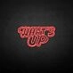 'What's up' neon sign
