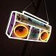 Retro Boombox Led Neon Sign Light Pop Art