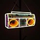 Retro Boombox Led Neon Sign Light Pop Art