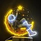 Lunar Glow Led Neon Sign Light Pop Art