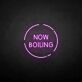 'Now boiling' neon sign