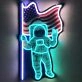 American Astronaut Led Neon Sign Light Pop Art