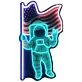 American Astronaut Led Neon Sign Light Pop Art