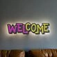 Welcome Led Neon Sign Light Pop Art