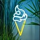 Printed Ice Cream Led Neon Sign Light Pop Art