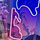 Couple Portrait Led Neon Sign Light Pop Art