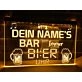 Es ist immer Bier Uhr Leuchtreklame Hanging Neon Sign