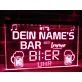 Es ist immer Bier Uhr Leuchtreklame Hanging Neon Sign