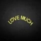 'Love a lot' neon sign