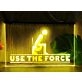 Use The Force Hanging Neon Sign