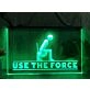 Use The Force Hanging Neon Sign