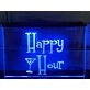 Happy Hour Martini Glass Hanging Neon Sign