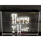 Happy Hour Martini Glass Hanging Neon Sign