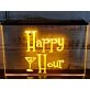 Happy Hour Martini Glass Hanging Neon Sign