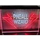 Pinball Wizard Two Tone Hanging Neon Sign