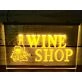 Wine Shop Hanging Neon Sign