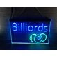 Billiards Two Tone Hanging Neon Sign