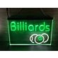 Billiards Two Tone Hanging Neon Sign