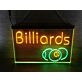 Billiards Two Tone Hanging Neon Sign