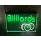 Billiards Two Tone Hanging Neon Sign