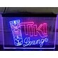 Tiki Lounge Two Tone Hanging Neon Sign