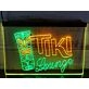 Tiki Lounge Two Tone Hanging Neon Sign