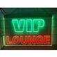VIP Lounge Two Tone Hanging Neon Sign