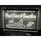 Fresh Juice & Smoothies Hanging Neon Sign