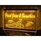 Fresh Juice & Smoothies Hanging Neon Sign