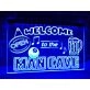 Welcome to the Man Cave Hanging Neon Sign