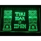 Tiki Bar is Open Hanging Neon Sign