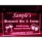 Basement Bar and Lounge Personalized Hanging Neon Sign