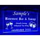 Basement Bar and Lounge Personalized Hanging Neon Sign