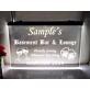 Basement Bar and Lounge Personalized Hanging Neon Sign