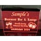 Basement Bar and Lounge Personalized Hanging Neon Sign