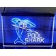 Pool Shark Two Tone Hanging Neon Sign