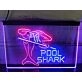 Pool Shark Two Tone Hanging Neon Sign