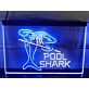 Pool Shark Two Tone Hanging Neon Sign