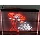 Pool Shark Two Tone Hanging Neon Sign