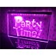 Party Time Hanging Neon Sign