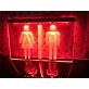 Toilet Washroom Hanging Neon Sign