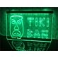 Tiki Bar Bamboo Mask Hanging Neon Sign