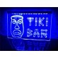 Tiki Bar Bamboo Mask Hanging Neon Sign