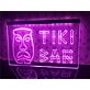 Tiki Bar Bamboo Mask Hanging Neon Sign