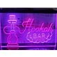 Hookah Bar Two Tone Hanging Neon Sign