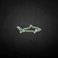 'Shark shape' neon sign