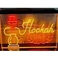 Hookah Bar Two Tone Hanging Neon Sign