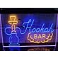 Hookah Bar Two Tone Hanging Neon Sign