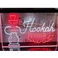 Hookah Bar Two Tone Hanging Neon Sign
