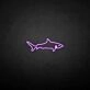 'Shark shape' neon sign